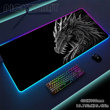 RGB Luminous Gaming Mousepad - XXL Design - InspiredGrabs.com